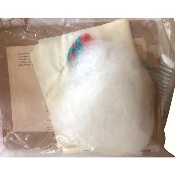 VINTAGE Belle Tra-Pun-To Quilted Pictures Kit W Crewel Stitchery 9"x12" Complete - Picture 7 of 7